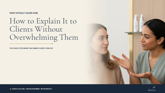 What Actually Causes Acne, and How to Explain It to Clients Without Overwhelming Them